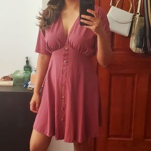 ASOS design pink mauve dress size 6